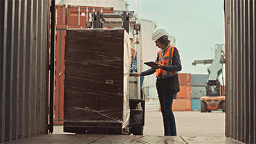 Animation: Effiziente Logistik und Zollabwicklung